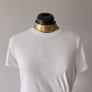 Stunning gold tone metal choker necklace